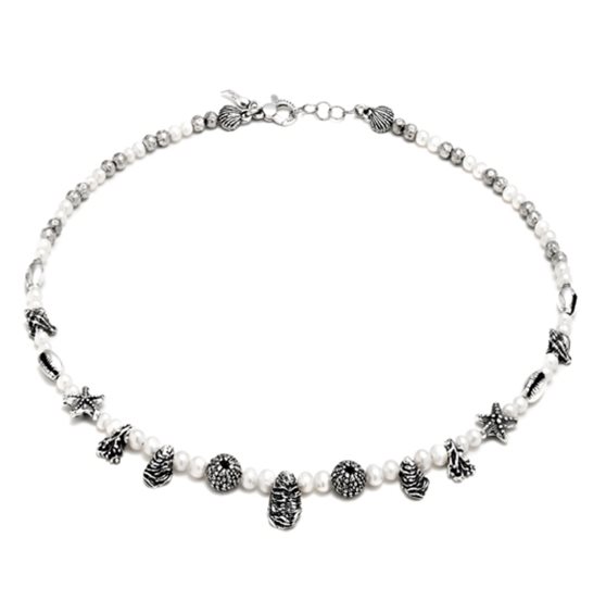 Collana Giovanni Raspini Donna Sicily in Argento Perla 11136 - 11136